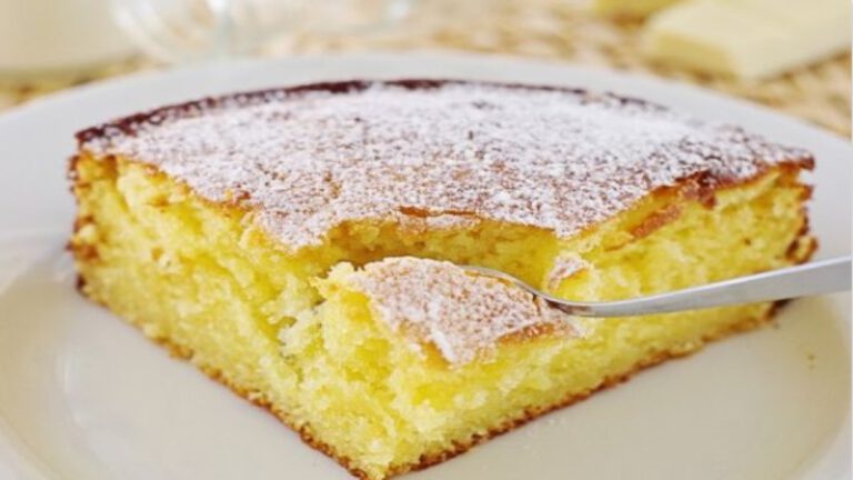 Délicieuses gâteau sans œufs et sans lait préparé Recette Facile