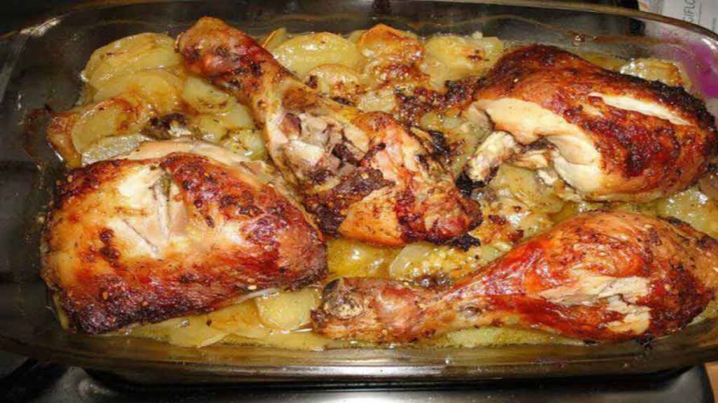 Poulet Au Four Aux Pommes De Terre Recette Facile