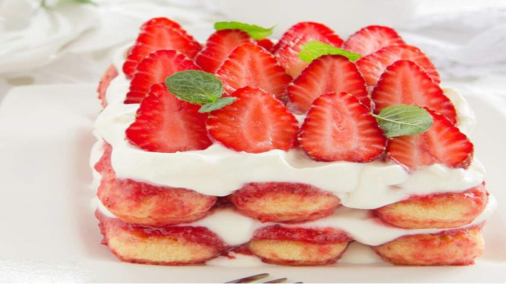 Tiramisu Léger aux Fraises Recette Facile