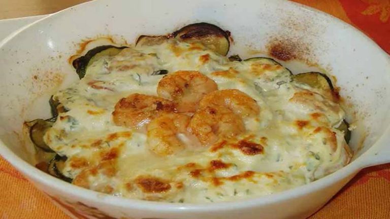 Comment Faire Un Délice Gratin De Courgettes Aux Crevettes Et Ricotta