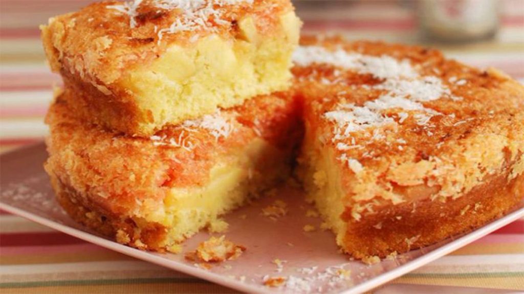 Gâteau Aux Pommes Et à La Noix De Coco Tellement Délicieux Recette Facile 