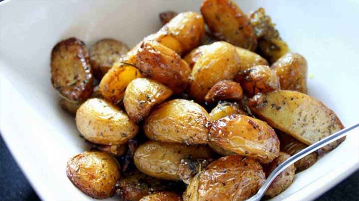 Pommes de terre confites - Recette