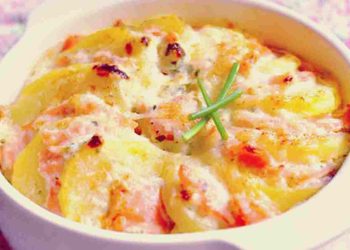 GRATINÉ DE POMMES DE TERRE AU SAUMON