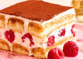 Tiramisu aux framboises