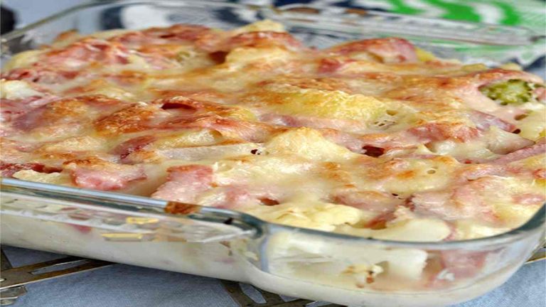 Gratin De Chou Fleur Au Brie Et Aux Jambons Parfait Recette Facile